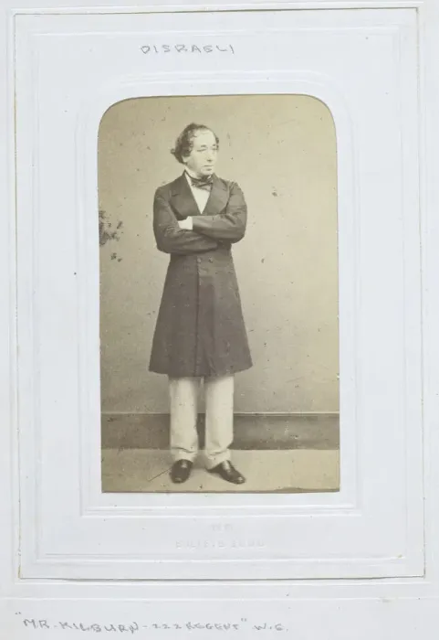 Framed Print : Benjamin Disraeli, 1860-69. Creator: William Edward Kilburn Framed Print : Benjamin Disraeli, 1860-69. Creator: William Edward Kilburn