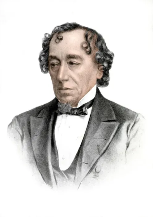 Framed Print : Benjamin Disraeli, 19th century English statesman and literary figure, (1905) Framed Print : Benjamin Disraeli, 19th century English statesman and literary figure, (1905)
