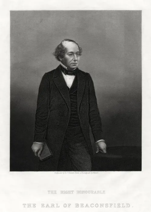 Framed Print : Benjamin Disraeli, Earl of Beaconsfield, Prime Minister, 1880. Artist: DJ Pound
