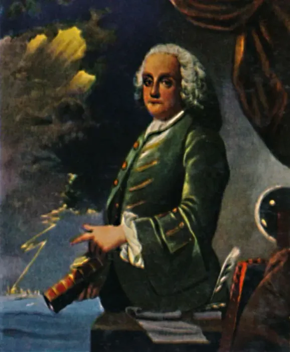 Framed Print : Benjamin Franklin 1706-1790, 1934 Framed Print : Benjamin Franklin 1706-1790, 1934