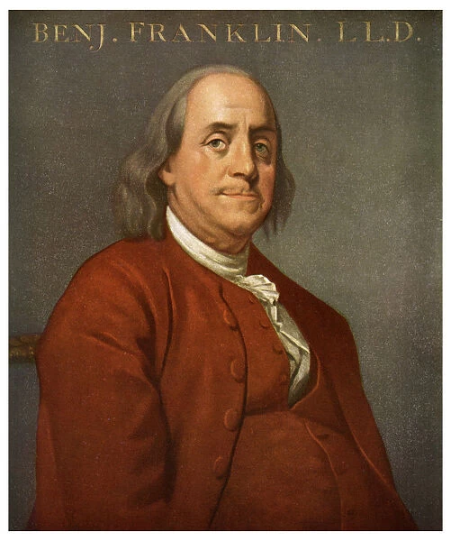 Benjamin Franklin, American scientist and politician, 1782 (1956)