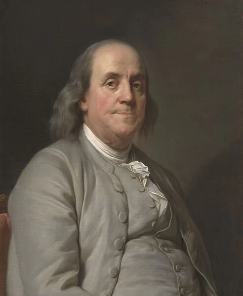 Benjamin Franklin, c. 1785. Creator: Joseph Siffred Duplessis