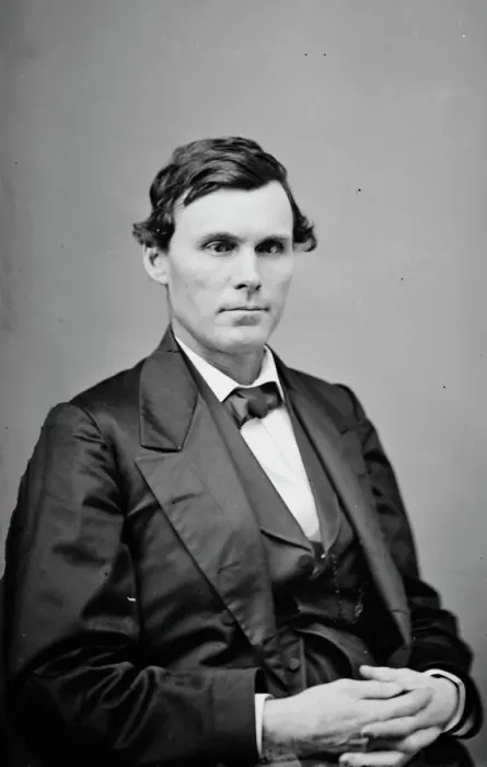 Framed Print : Benjamin Franklin Harding, between 1855 and 1865. Creator: Unknown Framed Print : Benjamin Franklin Harding, between 1855 and 1865. Creator: Unknown
