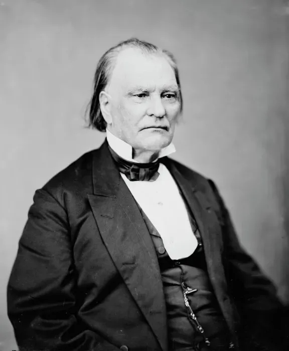Framed Print : Benjamin Franklin Wade of Ohio, between 1860 and 1875. Creator: Unknown Framed Print : Benjamin Franklin Wade of Ohio, between 1860 and 1875. Creator: Unknown