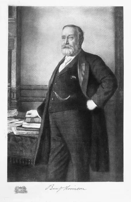 Framed Print : Benjamin Harrison, 23rd President of the United States of America, (1901). Artist Framed Print : Benjamin Harrison, 23rd President of the United States of America, (1901). Artist