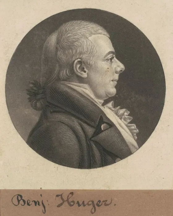 Framed Print : Benjamin Huger, 1805. Creator: Charles Balthazar Julien Fevret de Saint-Memin Framed Print : Benjamin Huger, 1805. Creator: Charles Balthazar Julien Fevret de Saint-Memin