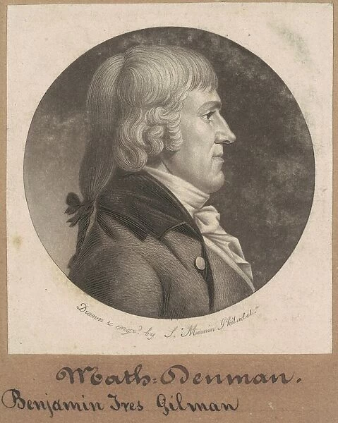 Benjamin Ives Gilman, 1801. Creator: Charles Balthazar Julien Fevret de Saint-Mé