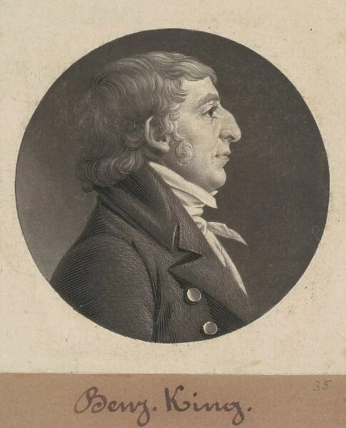 Benjamin King, 1806. Creator: Charles Balthazar Julien Fevret de Saint-Memin
