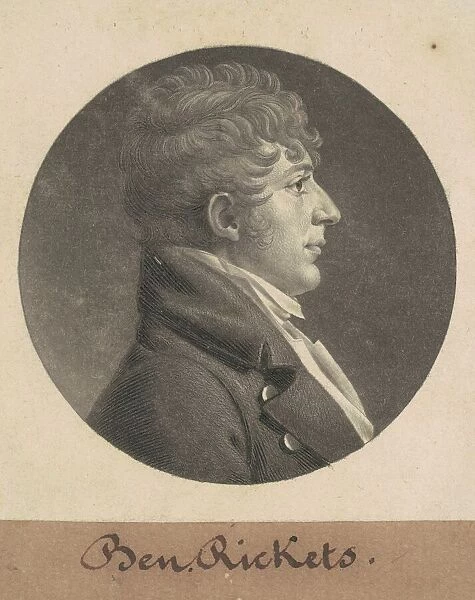 Benjamin Ricketts, 1805. Creator: Charles Balthazar Julien Fevret de Saint-Mé