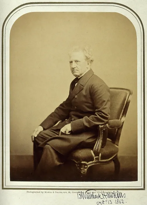 Framed Print : Benjamin Waterhouse Hawkins, 1862. Creator: Maull & Polyblank Framed Print : Benjamin Waterhouse Hawkins, 1862. Creator: Maull & Polyblank