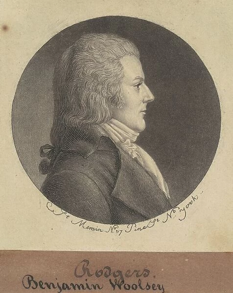 Benjamin Woolsey Rogers, 1796-1797. Creator: Charles Balthazar Julien Fé