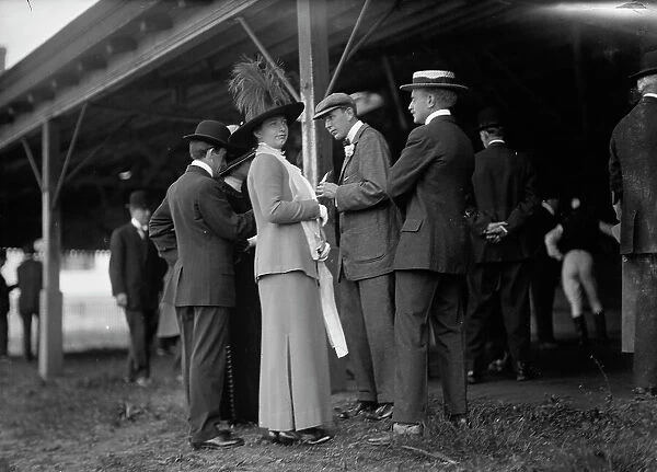 Benning Races. Miss Helen Taft, 1912. Creator: Harris & Ewing. Benning Races. Miss Helen Taft, 1912. Creator: Harris & Ewing