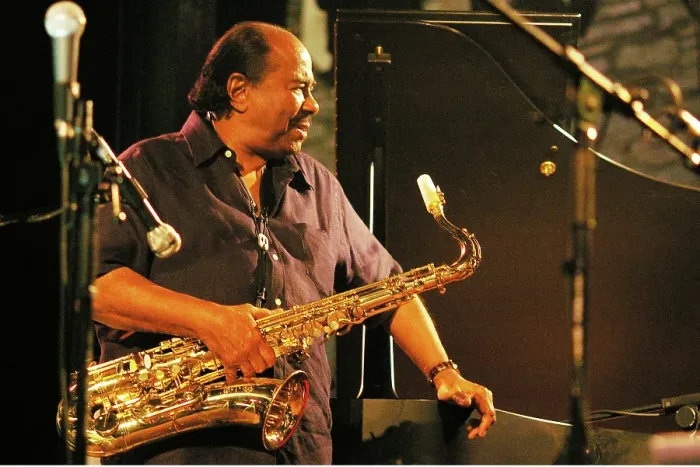 Framed Print : Benny Golson, Brecon Jazz Festival, Powys, Wales, 2006. Creator: Brian O'Connor