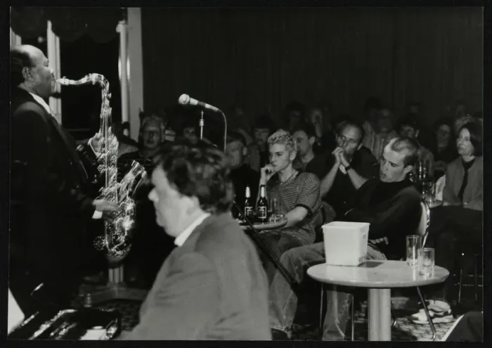 Framed Print : Benny Golson and Steve Melling playing at The Fairway, Welwyn Garden City, Hertfordshire, 1998 Framed Print : Benny Golson and Steve Melling playing at The Fairway, Welwyn Garden City, Hertfordshire, 1998
