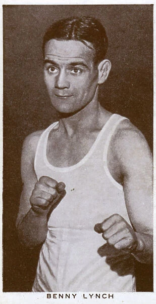 Benny Lynch, Scottish boxer, 1938