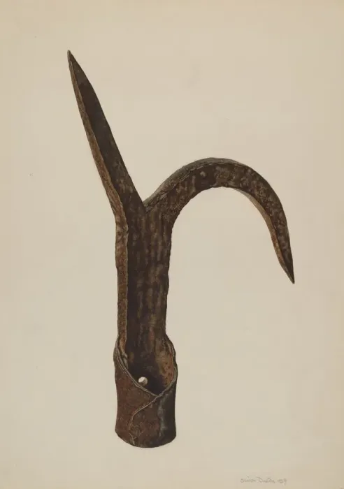 Framed Print : Bent Raider or Pike, 1939. Creator: Orison Daeda Framed Print : Bent Raider or Pike, 1939. Creator: Orison Daeda