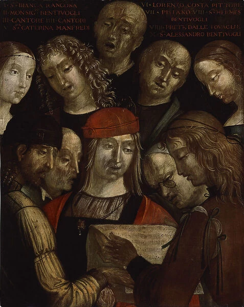 The Bentivoglio Family. Artist: Costa, Lorenzo (1460-1535)
