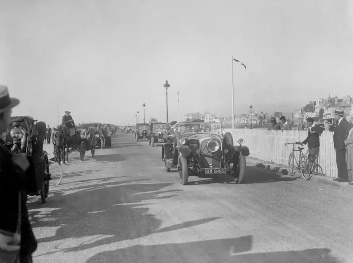 Framed Print : Bentley 4-seater of SK Thornley at Boulogne Motor Week, France, 1928. Artist: Bill Brunell Framed Print : Bentley 4-seater of SK Thornley at Boulogne Motor Week, France, 1928. Artist: Bill Brunell
