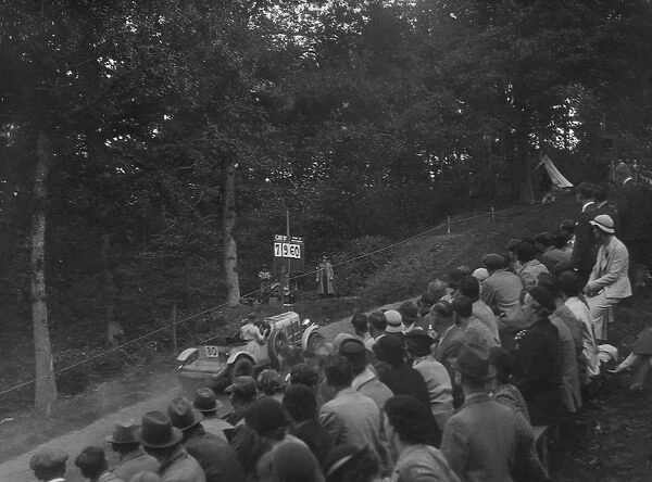 Bentley open 4-seater competing in the Shelsley Walsh Hillclimb, Worcestershire, 1935