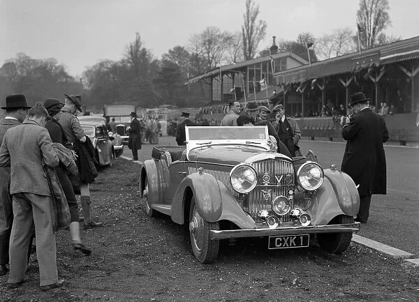 Bentley open 4-seater tourer owned by Sir Malcolm Campbell at Crystal Palace, 1939