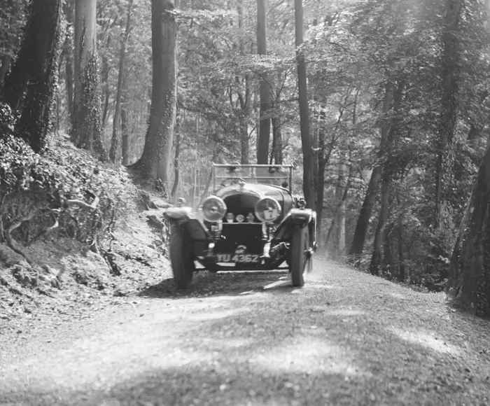 Framed Print : Bentley of SB Harris taking part in the North West London Motor Club Trial, 1 June 1929 Framed Print : Bentley of SB Harris taking part in the North West London Motor Club Trial, 1 June 1929