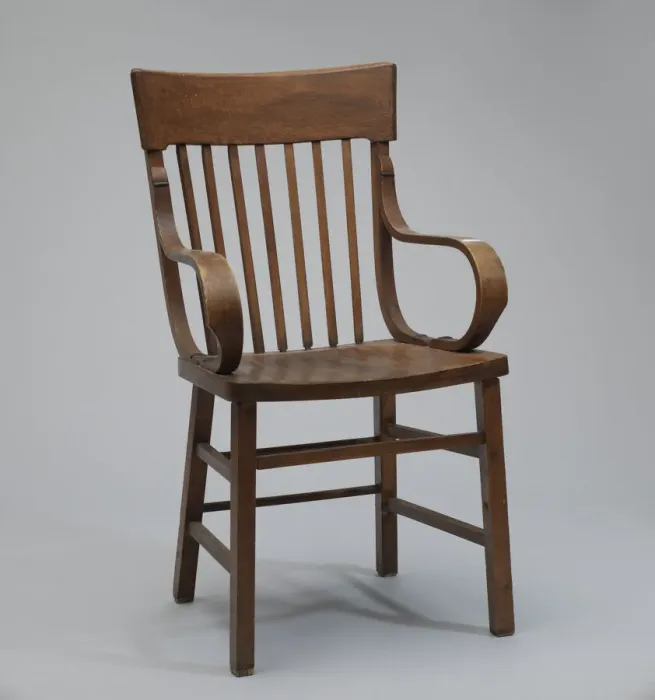 Framed Print : Bentwood armchair from a church in Tulsa, Oklahoma, late 19th-early 20th century Framed Print : Bentwood armchair from a church in Tulsa, Oklahoma, late 19th-early 20th century