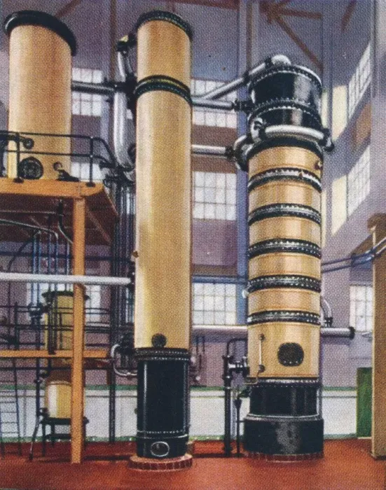 Framed Print : Benzole recovery plant, 1938 Framed Print : Benzole recovery plant, 1938