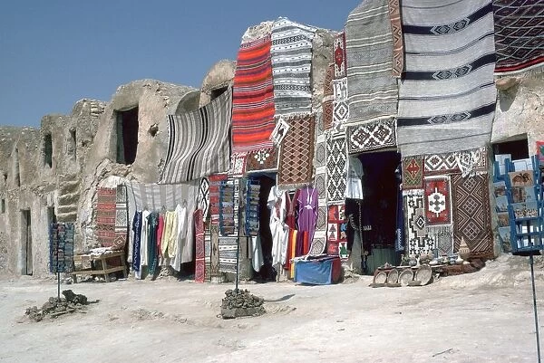 Berber storehouses converted into a bazaar