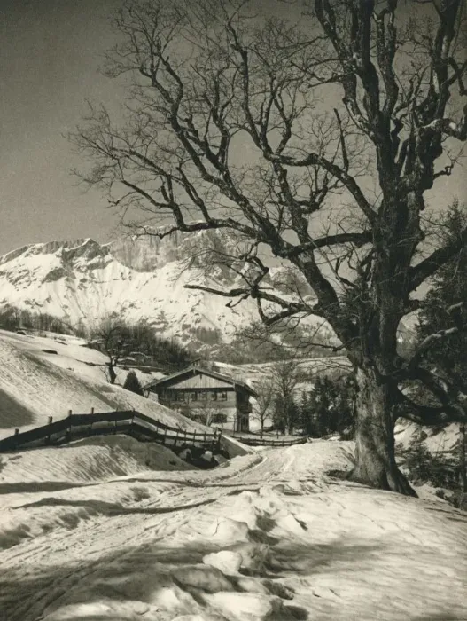 Framed Print : Berchtesgaden: Hinter-Gern - Untersberg, 1931. Artist: Kurt Hielscher Framed Print : Berchtesgaden: Hinter-Gern - Untersberg, 1931. Artist: Kurt Hielscher