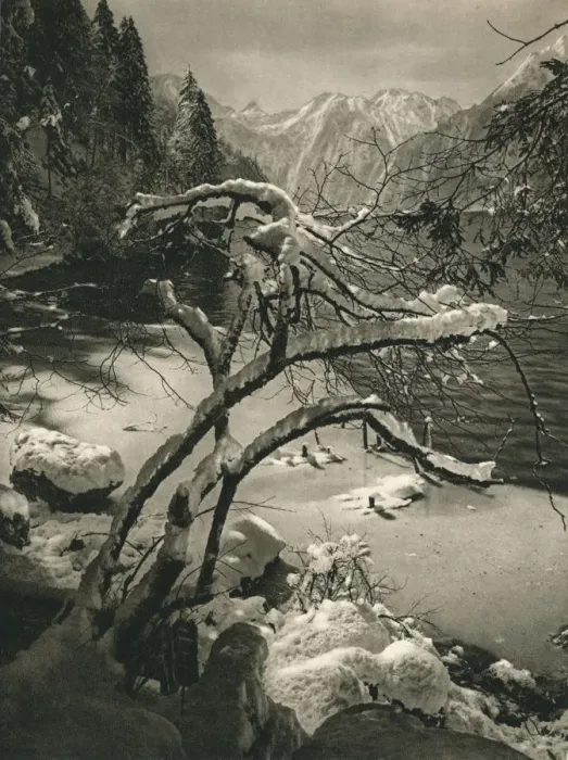Framed Print : Berchtesgaden: Konigsee - Malerwinkel, 1931. Artist: Kurt Hielscher Framed Print : Berchtesgaden: Konigsee - Malerwinkel, 1931. Artist: Kurt Hielscher