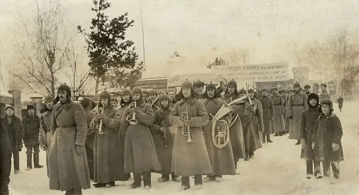Framed Print : Berd battalion of the Red Banner Regiment, 1928. Creator: GP Putintsev Framed Print : Berd battalion of the Red Banner Regiment, 1928. Creator: GP Putintsev