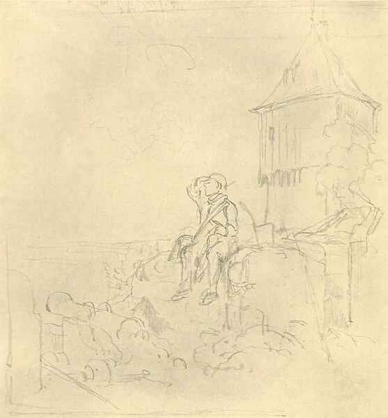 Berdachtiger Rauch, mid-late 19th century, (c1924). Creator: Carl Spitzweg