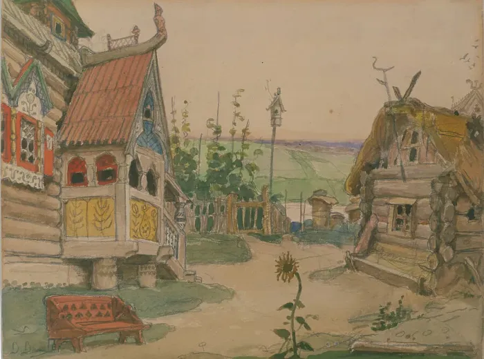 Framed Print : Berendeyevka. Stage design for the opera Snow Maiden by N. Rimsky-Korsakov, 1885. Artist: Vasnetsov, Viktor Mikhaylovich (1848-1926) Framed Print : Berendeyevka. Stage design for the opera Snow Maiden by N. Rimsky-Korsakov, 1885. Artist: Vasnetsov, Viktor Mikhaylovich (1848-1926)