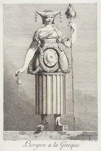 Bergère à la Grecque, 1771. Creator: Bossi