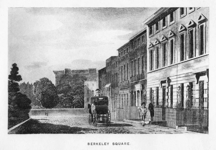 Framed Print : Berkeley Square, London, c18th century (1907) Framed Print : Berkeley Square, London, c18th century (1907)
