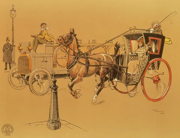Framed Print : A Berliet lorry, 1906 Framed Print : A Berliet lorry, 1906
