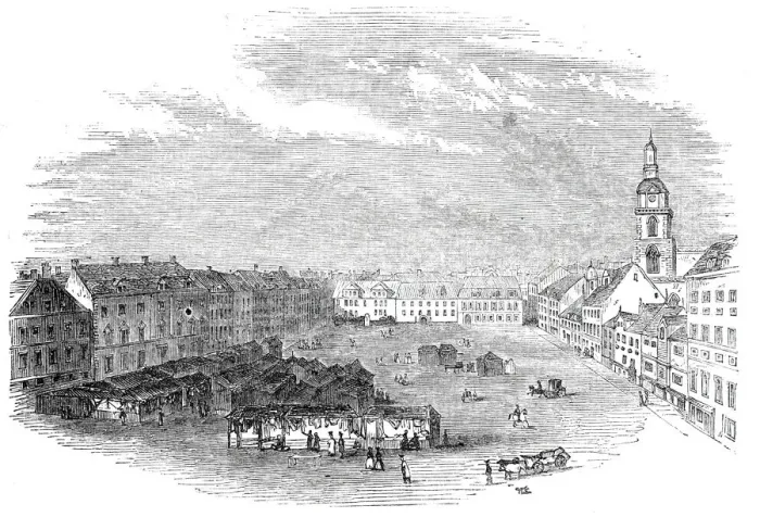 Framed Print : Berlin, 1844. Creator: Unknown Framed Print : Berlin, 1844. Creator: Unknown