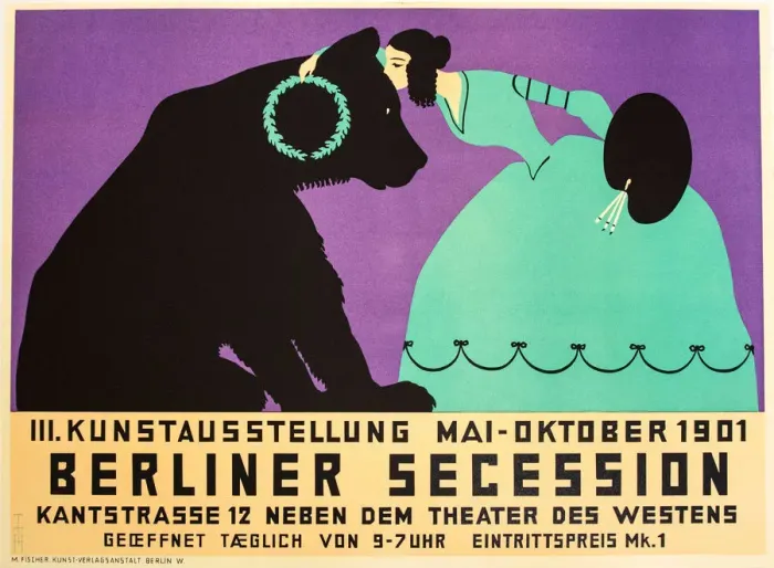 Framed Print : Berliner Secession, 1901. Creator: Heine, Thomas Theodor (1867-1948) Framed Print : Berliner Secession, 1901. Creator: Heine, Thomas Theodor (1867-1948)