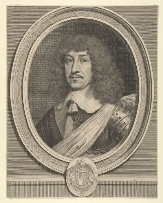 Framed Print : Bernard de Foix de La Valette, duc d Epernon, ca. 1650. Creator: Robert Nanteuil Framed Print : Bernard de Foix de La Valette, duc d Epernon, ca. 1650. Creator: Robert Nanteuil