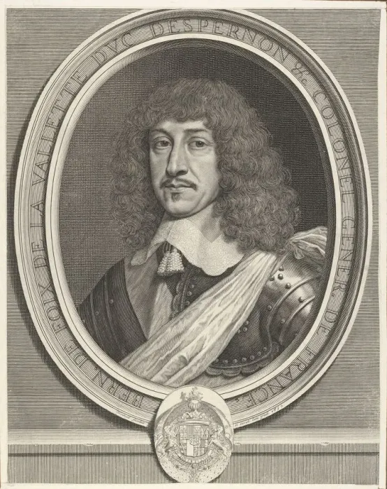 Framed Print : Bernard de Foix de La Valette duc d Epernon, 1630. Creator: Robert Nanteuil Framed Print : Bernard de Foix de La Valette duc d Epernon, 1630. Creator: Robert Nanteuil