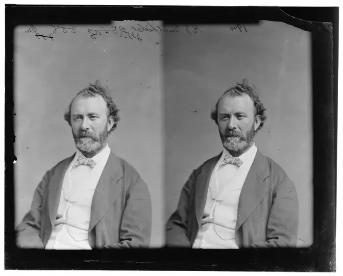 Framed Print : Bernard G. Caulfield of Illinois, 1865-1880. Creator: Unknown Framed Print : Bernard G. Caulfield of Illinois, 1865-1880. Creator: Unknown