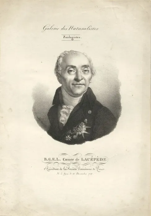 Framed Print : Bernard-Germain-Etienne de la Ville-sur-Illon, comte de Lacepede (1756-1815), 1842 Framed Print : Bernard-Germain-Etienne de la Ville-sur-Illon, comte de Lacepede (1756-1815), 1842