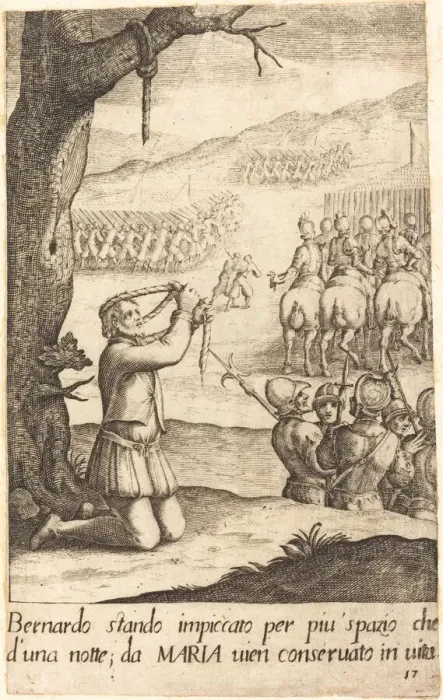 Framed Print : Bernardo, 1619. Creator: Jacques Callot Framed Print : Bernardo, 1619. Creator: Jacques Callot
