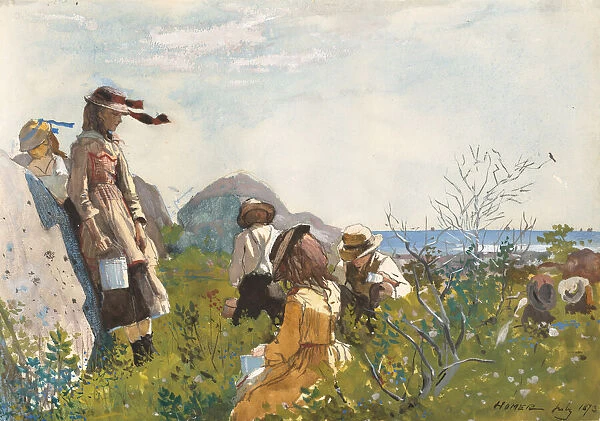Berry Pickers, 1873. Creator: Winslow Homer