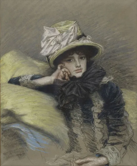 Framed Print : Berthe, ca. 1883 Framed Print : Berthe, ca. 1883