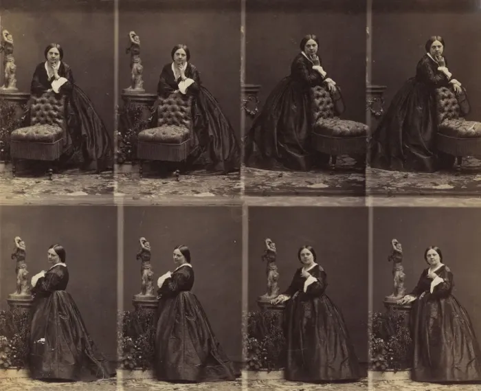 Framed Print : Berthe, January 22, 1862-April 1862. Creator: Andre-Adolphe-Eugene Disderi Framed Print : Berthe, January 22, 1862-April 1862. Creator: Andre-Adolphe-Eugene Disderi
