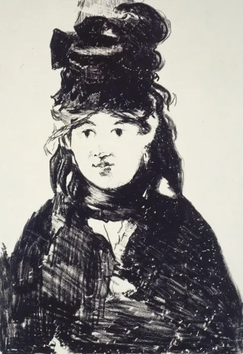 Framed Print : Berthe Morisot, 1872 Framed Print : Berthe Morisot, 1872