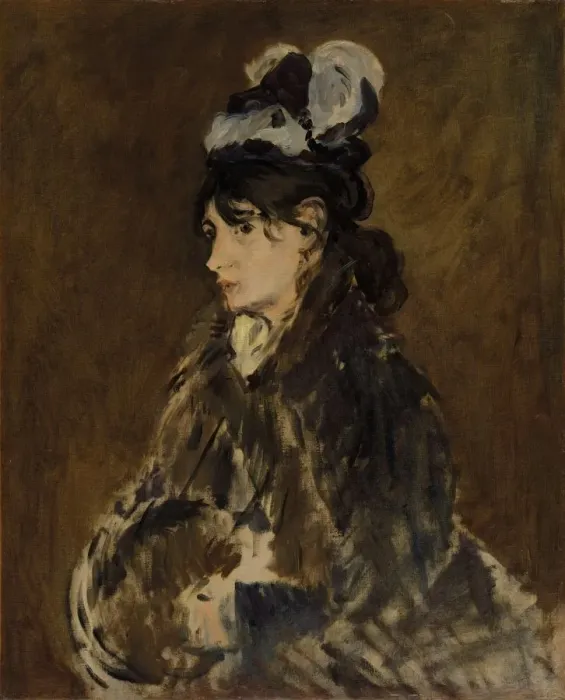 Framed Print : Berthe Morisot, c. 1869-73. Creator: Edouard Manet (French, 1832-1883) Framed Print : Berthe Morisot, c. 1869-73. Creator: Edouard Manet (French, 1832-1883)