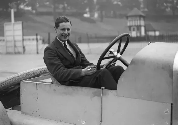 Framed Print : Bertie Kensington Moir in an Aston Martin crude test body, Brooklands, c1921. Artist: Bill Brunell Framed Print : Bertie Kensington Moir in an Aston Martin crude test body, Brooklands, c1921. Artist: Bill Brunell