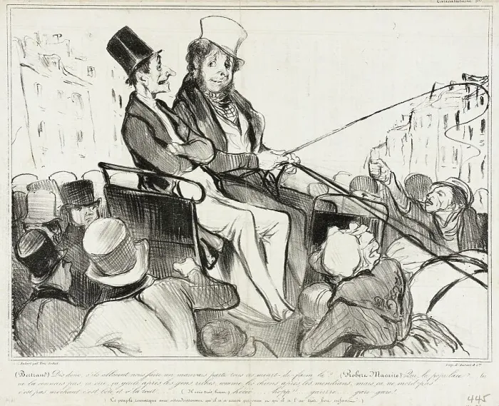 Framed Print : (Bertrand), Dis donc, s'ils allaient nous faire.. 1838. Creator: Honore Daumier Framed Print : (Bertrand), Dis donc, s'ils allaient nous faire.. 1838. Creator: Honore Daumier